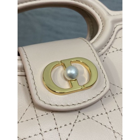 Special Grade Replica Dior Jolie Top Handle Mini Chain Handbag in Pink Clone Sale