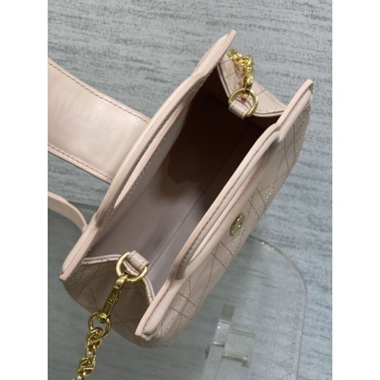 Special Grade Replica Dior Jolie Top Handle Mini Chain Handbag in Pink Clone Sale