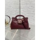 Special Grade Replica Dior Jolie Top Handle Mini Chain Handbag Burgundy Clone Sale
