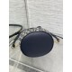 Special Grade Replica Dior 30 Montaigne Mini Dior Oblique Jacquard Drawstring Bucket Bag, Blue Clone Sale