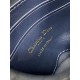 Special Grade Replica Dior 30 Montaigne Mini Dior Oblique Jacquard Drawstring Bucket Bag, Blue Clone Sale