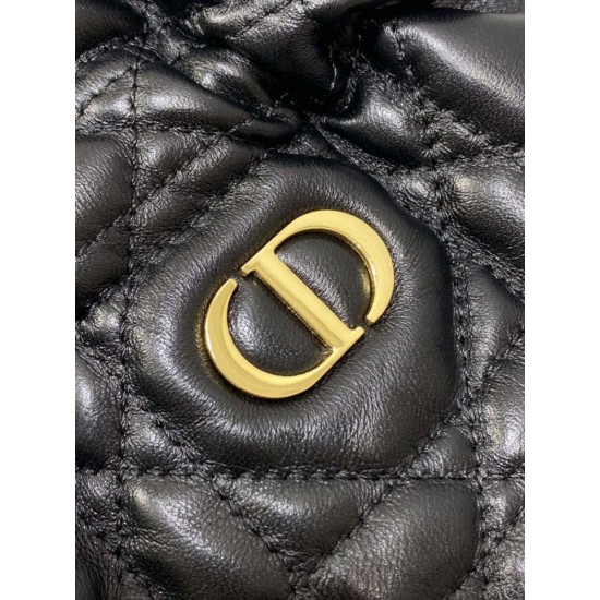 Special Grade Replica Dior 30 Montaigne Mini Bucket Bag, Black Clone Sale