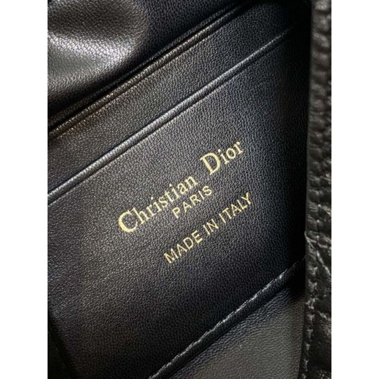 Special Grade Replica Dior 30 Montaigne Mini Bucket Bag, Black Clone Sale