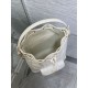 Best Replica Dior Small Dior Caro Latte Macrocannage Bucket Bag, White Fake At Cheap Price Special Grade Replica Dior Small Dior Caro Latte Macrocannage Bucket Bag, White Clone Sale