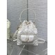 Best Replica Dior Small Dior Caro Latte Macrocannage Bucket Bag, White Fake At Cheap Price Special Grade Replica Dior Small Dior Caro Latte Macrocannage Bucket Bag, White Clone Sale