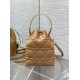 Best Replica Dior Small Dior Caro Latte Macrocannage Bucket Bag, Brown Fake At Cheap Price Special Grade Replica Dior Small Dior Caro Latte Macrocannage Bucket Bag, Brown Clone Sale