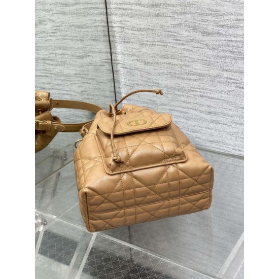 Best Replica Dior Small Dior Caro Latte Macrocannage Bucket Bag, Brown Fake At Cheap Price Special Grade Replica Dior Small Dior Caro Latte Macrocannage Bucket Bag, Brown Clone Sale