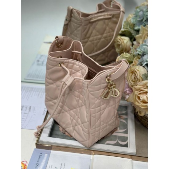 Special Grade Replica Dior D-Motion Lambskin Belt Bag, Size 163, Microchip, Pink Clone Sale