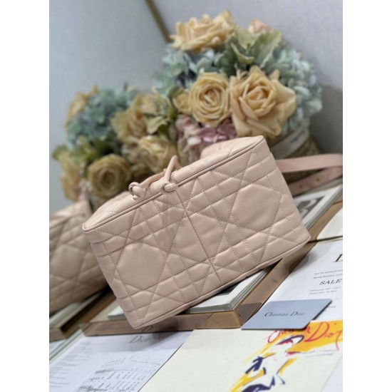 Special Grade Replica Dior D-Motion Lambskin Belt Bag, Size 163, Microchip, Pink Clone Sale