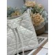 Special Grade Replica Dior D-Motion Lambskin Belt Bag, Size 163, Microchip, White Clone Sale