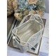 Special Grade Replica Dior D-Motion Lambskin Belt Bag, Size 163, Microchip, White Clone Sale