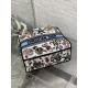 Special Grade Replica Dior Medium Lady D-Lite Bag with Constellation Embroidery, Blue/White Clone Sale