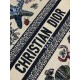 Special Grade Replica Dior Medium Lady D-Lite Canvas Cabinet De Curiosites Bag, Embroidered, Beige Clone Sale