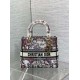 Special Grade Replica Dior Medium Lady D-Lite Bag with Multicolored Floral Embroidery Clone Sale