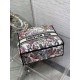 Special Grade Replica Dior Medium Lady D-Lite Bag with Multicolored Floral Embroidery Clone Sale