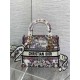 Special Grade Replica Dior Medium Lady D-Lite Bag with Multicolored Floral Embroidery Clone Sale