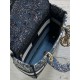 Best Replica Dior Medium Lady D-Lite Bag with Toile de Jouy Embroidery, Blue/White Fake At Cheap Price Special Grade Replica Dior Medium Lady D-Lite Bag with Toile de Jouy Embroidery, Blue/White Clone Sale
