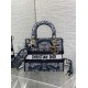 Best Replica Dior Medium Lady D-Lite Bag with Toile de Jouy Embroidery, Blue/White Fake At Cheap Price Special Grade Replica Dior Medium Lady D-Lite Bag with Toile de Jouy Embroidery, Blue/White Clone Sale