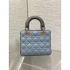 Special Grade Replica Dior Lady Dior My ABCDior Small Top Handle Bag, Blue/Gray Clone Sale