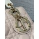 Special Grade Replica Dior Lady Dior My ABCDior Small Top Handle Bag, Pink/White Clone Sale