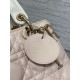 Special Grade Replica Dior Lady Dior My ABCDior Small Top Handle Bag, Pink/White Clone Sale