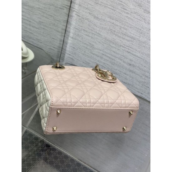 Special Grade Replica Dior Lady Dior My ABCDior Small Top Handle Bag, Pink/White Clone Sale