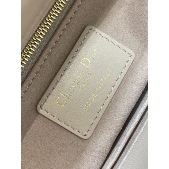 Special Grade Replica Dior Lady Dior My ABCDior Small Top Handle Bag, Pink/White Clone Sale