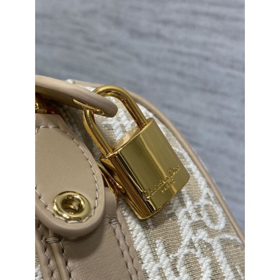 Special Grade Replica Dior Groove 20 Bag in Beige Dior Oblique Jacquard Clone Sale