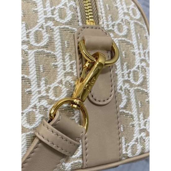 Special Grade Replica Dior Groove 20 Bag in Beige Dior Oblique Jacquard Clone Sale