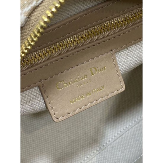 Special Grade Replica Dior Groove 20 Bag in Beige Dior Oblique Jacquard Clone Sale
