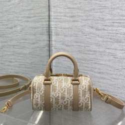 Special Grade Replica Dior Groove 16 Bag in Beige Dior Oblique Jacquard Clone Sale