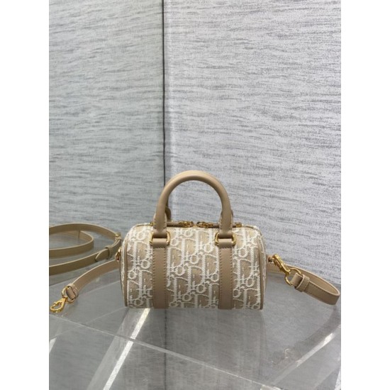 Special Grade Replica Dior Groove 16 Bag in Beige Dior Oblique Jacquard Clone Sale