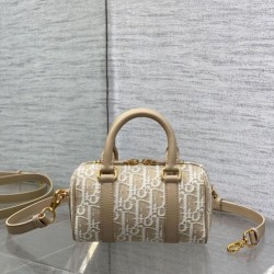 Special Grade Replica Dior Groove 16 Bag in Beige Dior Oblique Jacquard Clone Sale