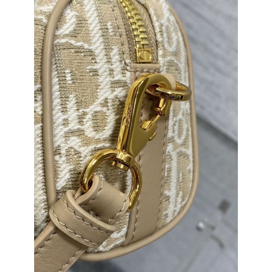 Special Grade Replica Dior Groove 16 Bag in Beige Dior Oblique Jacquard Clone Sale