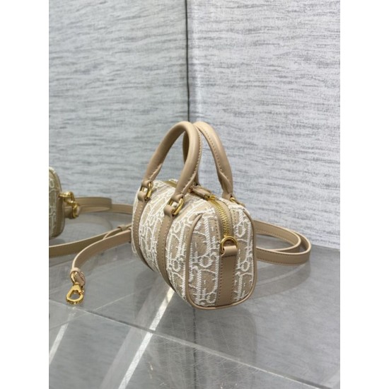 Special Grade Replica Dior Groove 16 Bag in Beige Dior Oblique Jacquard Clone Sale
