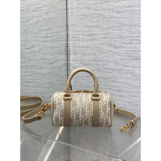 Special Grade Replica Dior Groove 16 Bag in Beige Dior Oblique Jacquard Clone Sale