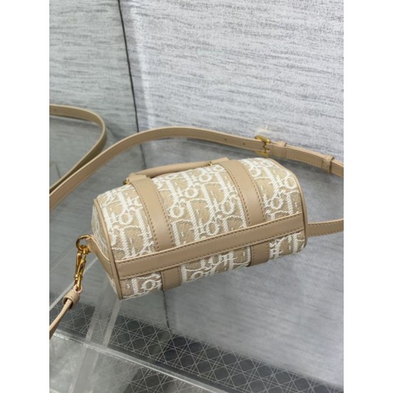 Special Grade Replica Dior Groove 16 Bag in Beige Dior Oblique Jacquard Clone Sale