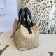 Special Grade Replica Dior Toujours Medium Macrocannage Bag, Light Blue/Black Clone Sale