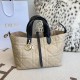 Special Grade Replica Dior Toujours Medium Macrocannage Bag, Light Blue/Black Clone Sale