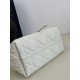 Special Grade Replica Dior Toujours Mini Macrocannage Tote Bag in White Clone Sale