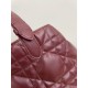 Special Grade Replica Dior Medium Dior Toujours Macrocannage Bag in Burgundy Clone Sale