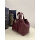 Special Grade Replica Dior Medium Dior Toujours Macrocannage Bag in Burgundy Clone Sale