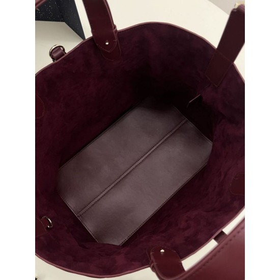 Special Grade Replica Dior Medium Dior Toujours Macrocannage Bag in Burgundy Clone Sale