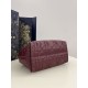 Special Grade Replica Dior Medium Dior Toujours Macrocannage Bag in Burgundy Clone Sale