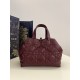 Special Grade Replica Dior Medium Dior Toujours Macrocannage Bag in Burgundy Clone Sale