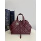 Special Grade Replica Dior Medium Dior Toujours Macrocannage Bag in Burgundy Clone Sale