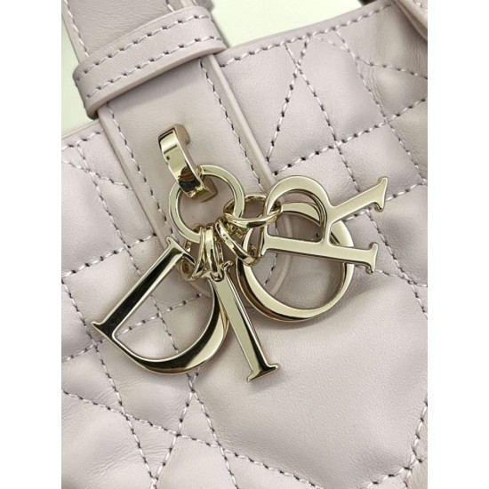 Special Grade Replica Dior Toujours Mini Macrocannage Tote Bag in Pink Clone Sale