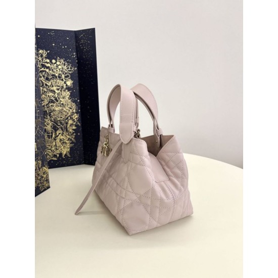 Special Grade Replica Dior Toujours Mini Macrocannage Tote Bag in Pink Clone Sale