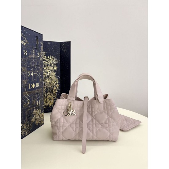 Special Grade Replica Dior Toujours Mini Macrocannage Tote Bag in Pink Clone Sale