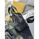 Special Grade Replica Dior Small Toujours Vertical Tote Bag with Lucky Charm in Black Clone Sale